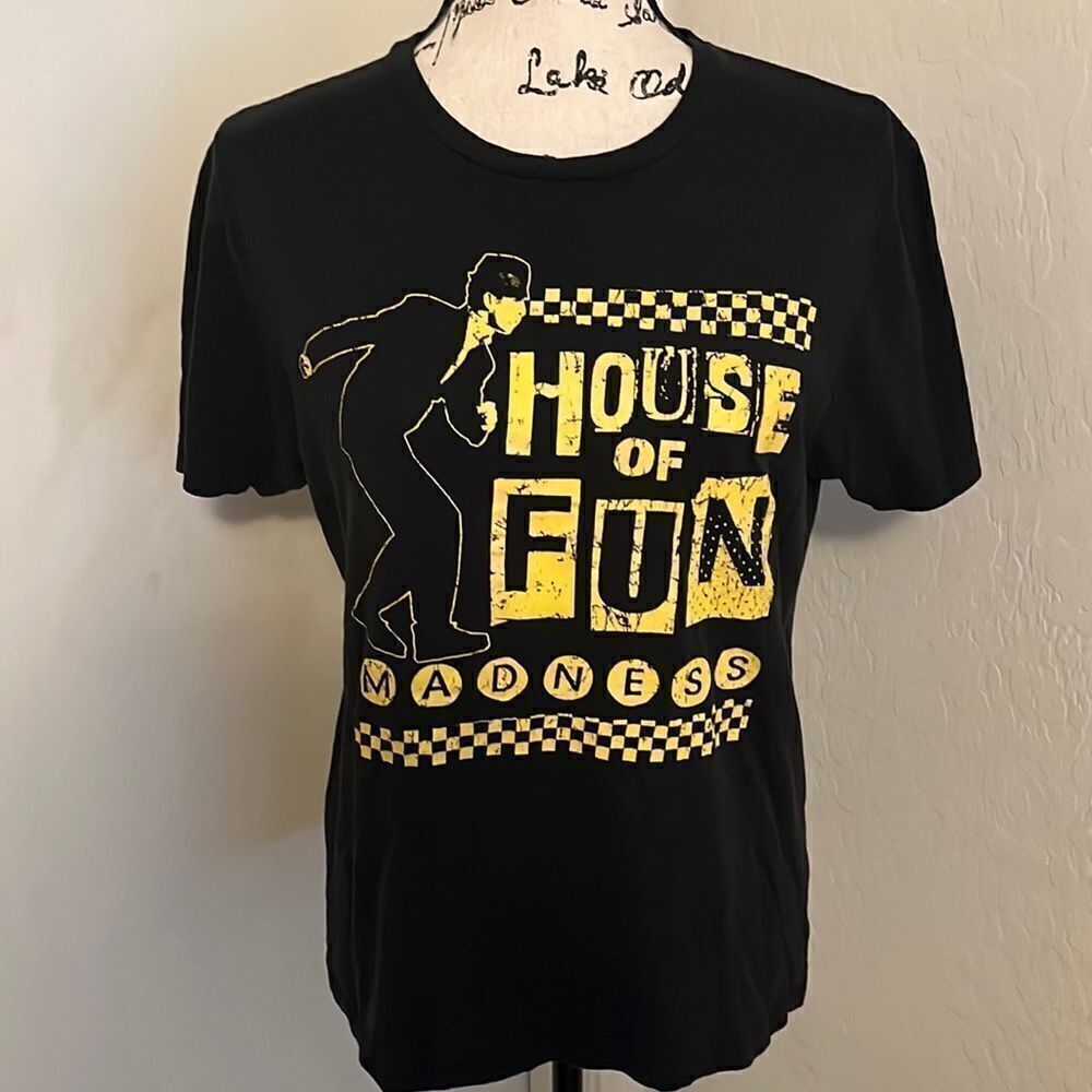 Madness House Of Fun Black Graphic Shirt
